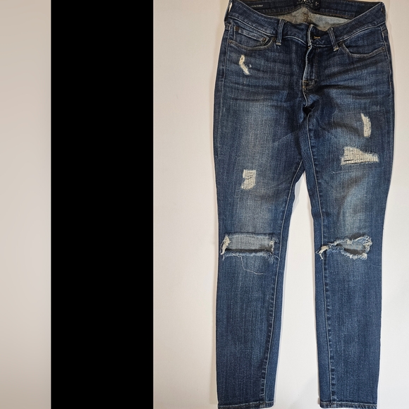 Lucky Brand Womens Jeans Size 2/26 Lolita Skinny Low Rise Distressed 90s Denim - Picture 7 of 12
